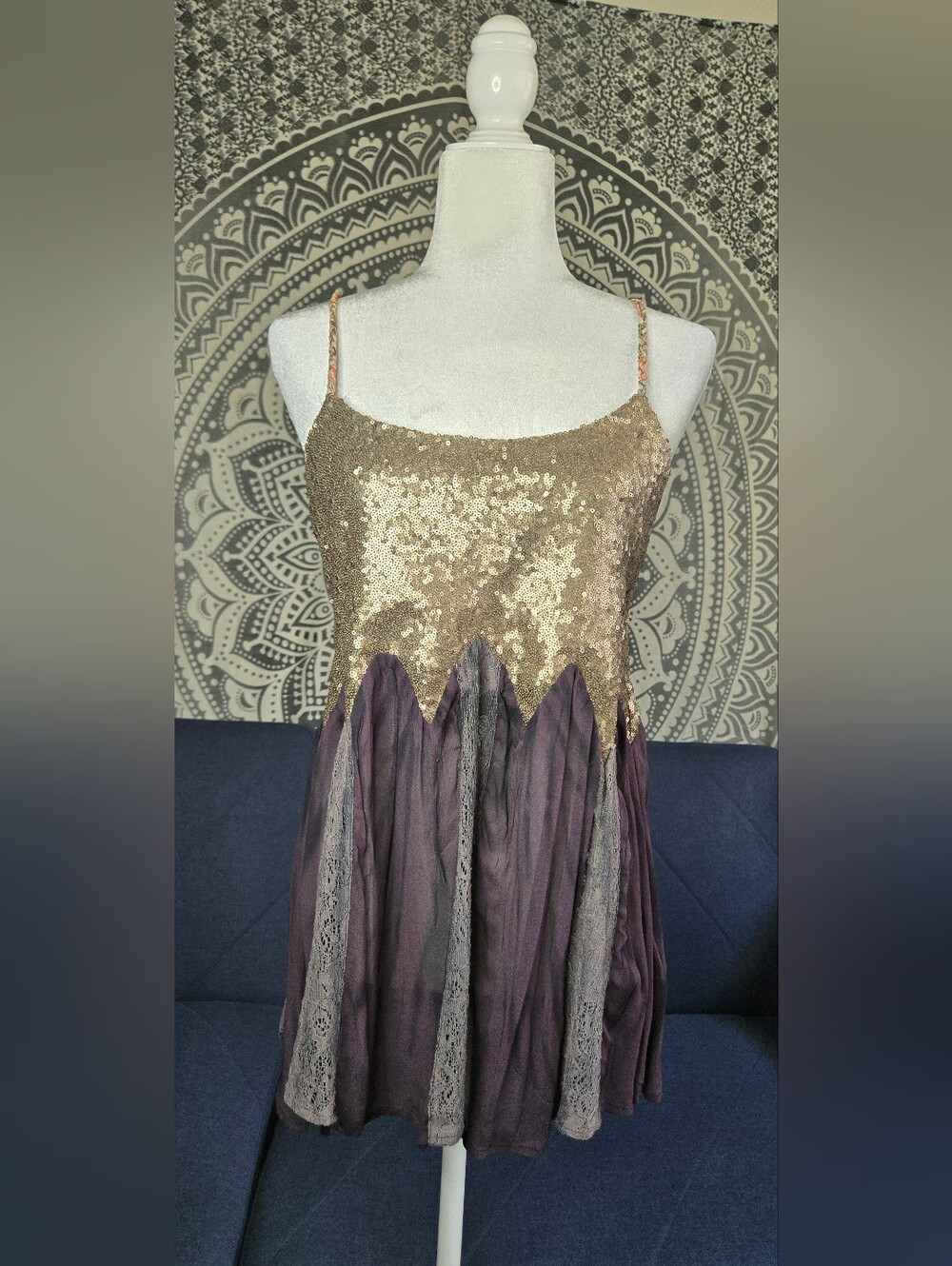 Y2K BKE Sequin Top